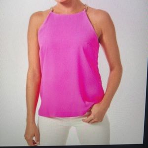 NWT Lilly Pulitzer Adrienne Halter Tank Top